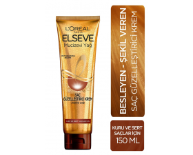L'Oréal Paris Elseve Mucizevi Yağ Saç Güzelleştirici Krem 150 Ml Kuru Sert Ciltler