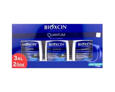Bioxcin Quantum Yağlı Saçlar 3 Al 2 Öde 300 ml Şampuan
