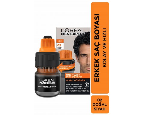 Loreal Men Expert One Twist Erkek Saç Boyası Siyah Loreal Men Expert One Twist Erkek Saç Boyası Siyah