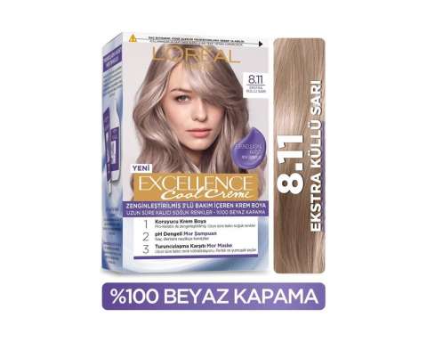 Loreal Excell Cool 8 11 Küllü Sarı