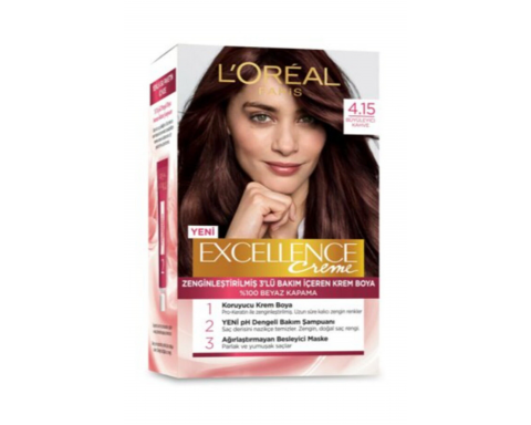 Loreal Excell Creme 4 15 Büyüleyici Kahve Saç Boyası