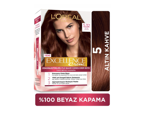 Loreal Paris Excellence Creme Saç Boyası 5 Kahve Loreal Paris Excellence Creme Saç Boyası 5 Kahve