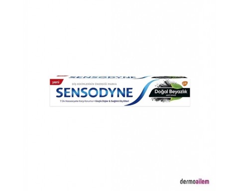 Sensodyne Doğal Beyazlık Aktif Kömür Diş Macunu