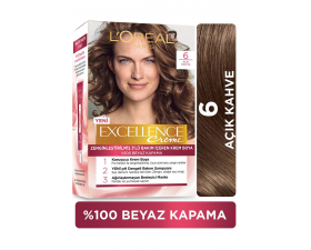 Loreal Excell 6 Açık Kahve Saç Boyası Loreal Excell 6 Açık Kahve Saç Boyası