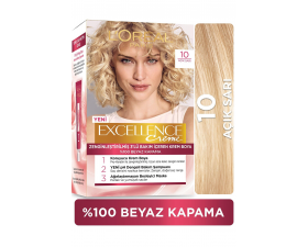 Loreal Excell 10 Açık sarı Saç Boyası Loreal Excell 10 Açık sarı Saç Boyası