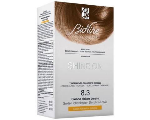 Bionike Shine On Saç Boyama Kiti Altın Sarı No 8 3