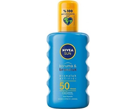 Nivea Koruma ve Bronzluk  Sprey  Spf 50 200 ML