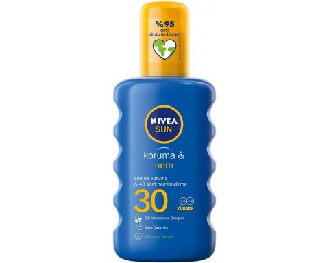 Nivea Sun Güneş Kremi Spf 30 200 ml Sprey Çok Yüksek Güneş Koruyucu
