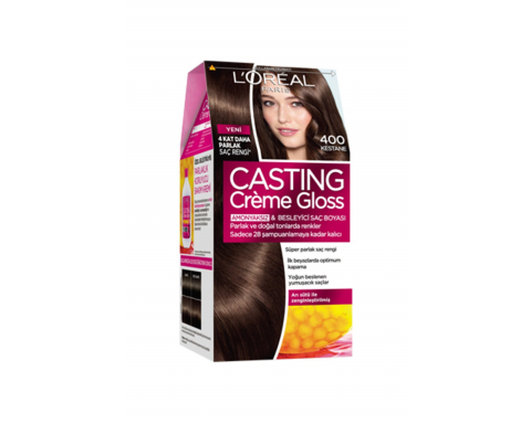 Loreal Casting Creme Gloss Tr 400 Chat Kestane Saç Boyası