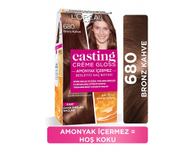 Loreal Casting Creme Gloss TR 680 Choco Mocaccino Bronz Kahve Saç Boyası Loreal Casting Creme Gloss TR 680 Choco Mocaccino Bronz Kahve Saç Boyası