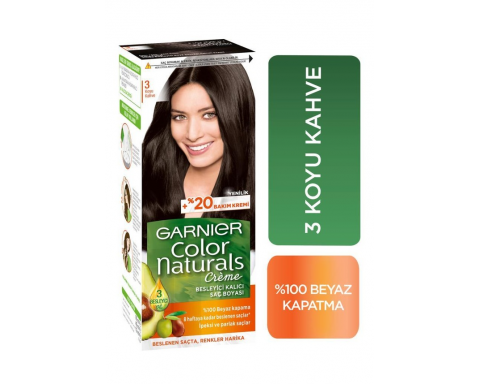 Garnıer Color Naturel Çarpıcı Renkler 3 0 Kahve Garnıer Color Naturel Çarpıcı Renkler 3 0 Kahve