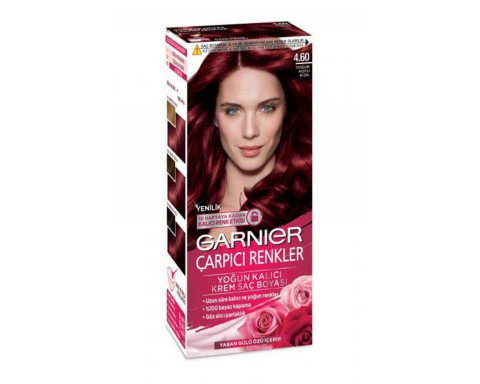 Garnier Çarpıcı Renkler Yoğun Koyu Kızıl 4.60 Saç Boyası Garnier Çarpıcı Renkler Yoğun Koyu Kızıl 4.60 Saç Boyası