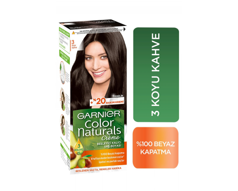 Garnıer Color Naturel 3 Ch Fon Saç Boyası Garnıer Color Naturel 3 Ch Fon Saç Boyası
