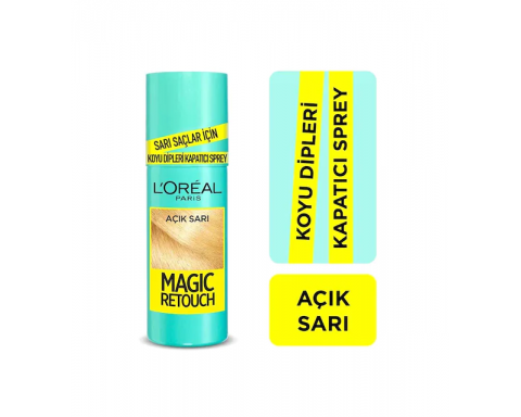 Loreal Magıc Retouch AE75 9 3 Beyaz Kapatıcı Sprey Açık Sarı Loreal Magıc Retouch AE75 9 3 Beyaz Kapatıcı Sprey Açık Sarı