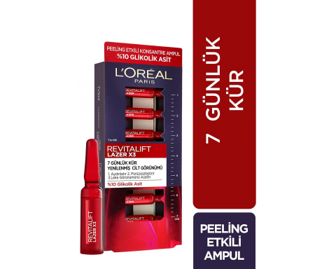 L'Oreal Paris Revitalift Lazer 7 Günlük Kür Peeling Etkili Ampul L'Oreal Paris Revitalift Lazer 7 Günlük Kür Peeling Etkili Ampul