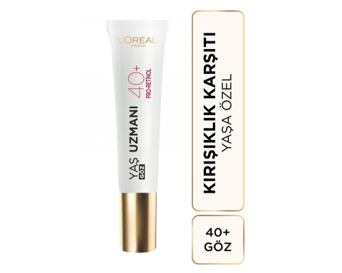 L'oréal Paris Yaş Uzmanı 40 Kırışıklık Karşıtı Sıkılaştırıcı Göz Kremi