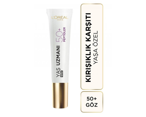 Loreal Paris Yaş Uzmanı 50 Kırışıklık Karşıtı Yenileyici Göz Kremi Loreal Paris Yaş Uzmanı 50 Kırışıklık Karşıtı Yenileyici Göz Kremi