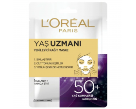 L'Oréal Paris Yaş Uzmanı 50 Yenileyici Kağıt Maske L'Oréal Paris Yaş Uzmanı 50 Yenileyici Kağıt Maske