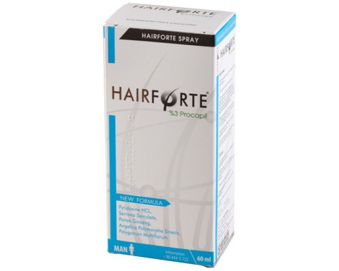 Hair Forte Erkek Sprey Procapil 60 ML Dökülme Karşıtı Sprey Hair Forte Erkek Sprey Procapil 60 ML Dökülme Karşıtı Sprey