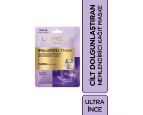 L'Oréal Paris Hyaluron Uzmanı Cilt Dolgunlaştıran Nemlendirici Maske L'Oréal Paris Hyaluron Uzmanı Cilt Dolgunlaştıran Nemlendirici Maske