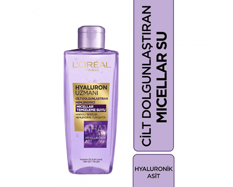 Loreal Paris Hyaluron Uzmanı Micellar 200 ml Temizleme Suyu Loreal Paris Hyaluron Uzmanı Micellar 200 ml Temizleme Suyu