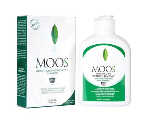 Moos Isırgan Otlu Şampuan 200 ML Dökülme Önleyici Şampuan