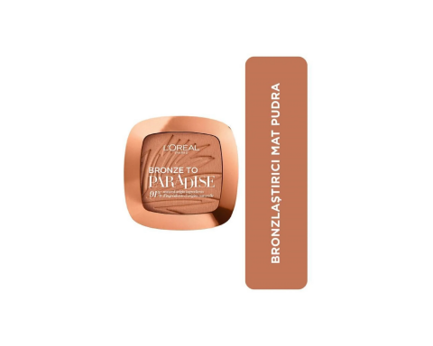 Loreal Paris Mat Bronzlaştırıcı Pudra Baby One More Tan 9 gr Loreal Paris Mat Bronzlaştırıcı Pudra Baby One More Tan 9 gr