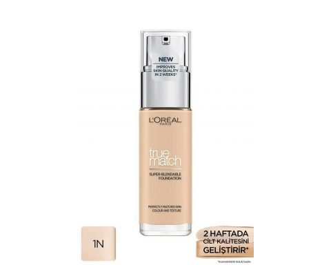 Loreal Paris True Match FdTnu Bakım Yapan Fondöten Loreal Paris True Match FdTnu Bakım Yapan Fondöten