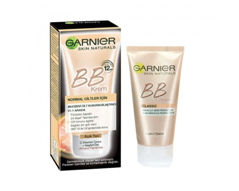 Garnier BB Krem Mucizevi Cilt Kusursuzlaştırıcı Açık Ton 50 Ml