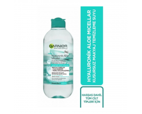 Garnier Hyaluronik Aloe Kusursuz Makyaj Temizleme Suyu 400 ml Garnier Hyaluronik Aloe Kusursuz Makyaj Temizleme Suyu 400 ml