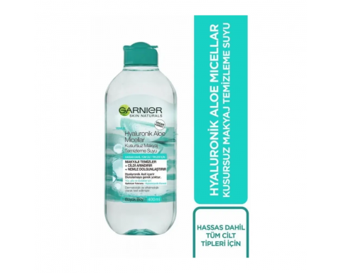 Garnier Hyaluronik Aloe Kusursuz Makyaj Temizleme Suyu 400 ml Garnier Hyaluronik Aloe Kusursuz Makyaj Temizleme Suyu 400 ml