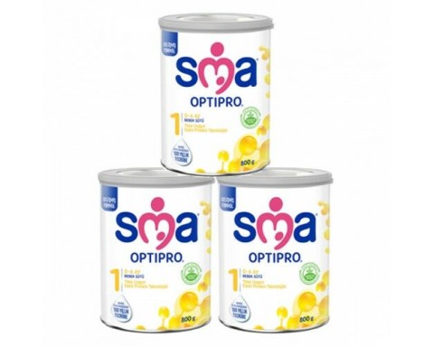 Sma 1 Optipro Probiyotik Bebek Sütü 800 gr  3 Adet