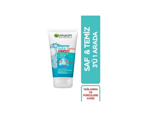 Garnier Maske Saf Temiz Yüz Maske Garnier Maske Saf Temiz Yüz Maske