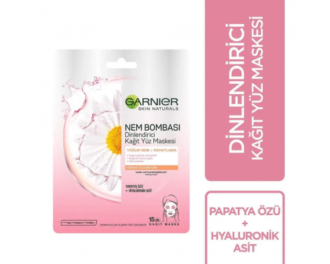 Garnier Maske Pembe Dinlendirici Garnier Maske Pembe Dinlendirici